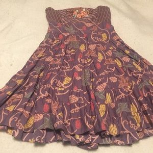 Free people strapless dress